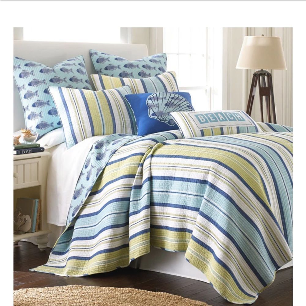Levtex Home - Bayport Quilt Set - Twin Quilt 68 x 86in. + One Standard Pillow